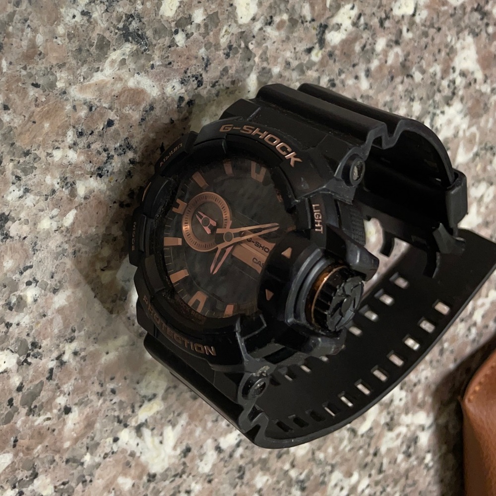 G shock watch.